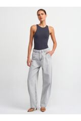 3694 Halter Yaka T-shirt-antrasit