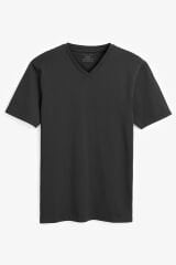 Erkek Ultrasoft V Yaka %95 Pamuklu Slim Fit Dar Kesim T-shirt