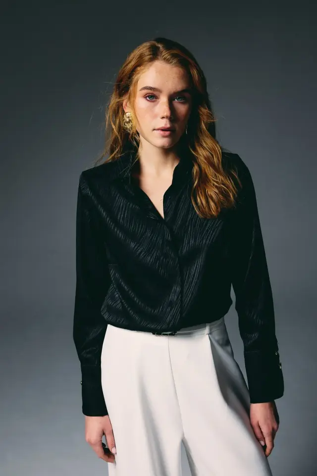 Zebra Desenli Gömlek