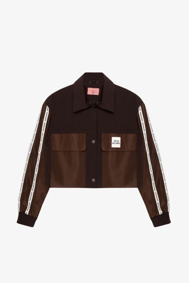 Teknik Kumaş Detaylı Ceket