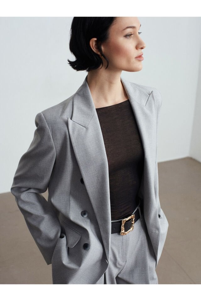 Kruvaze Blazer Ceket